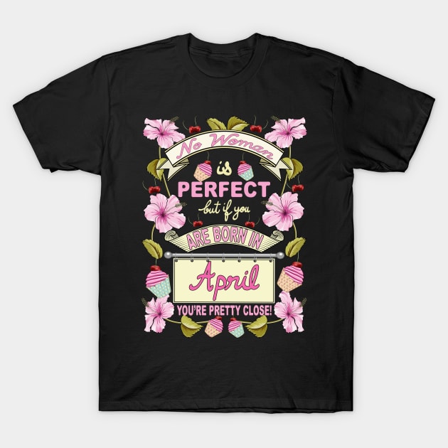 April Woman T-Shirt by Designoholic